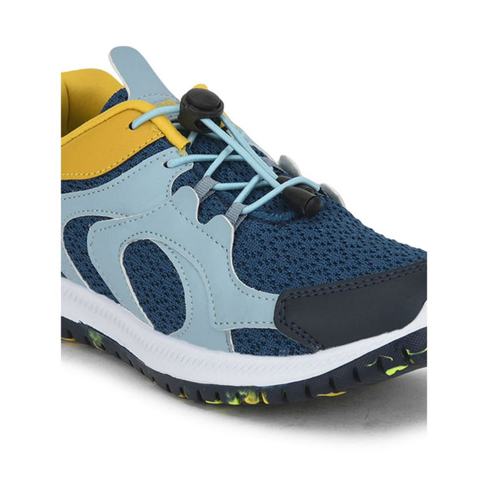 Lucy & Luke (Navy Blue) Sports Lacing Shoes For Kids JAMIE-127E By Liberty