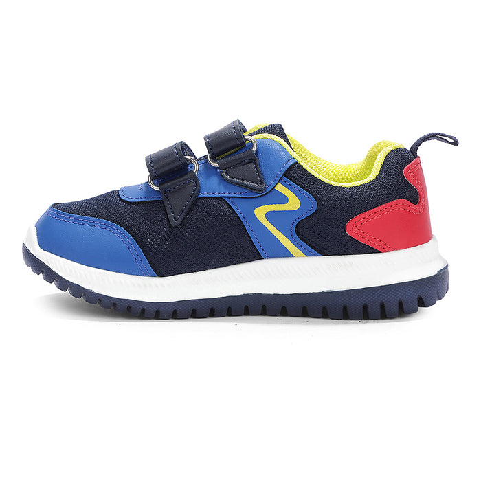 Lucy Luke Navy Blue Sports Non Lacing Walking Shoes For Kids Jamie K2E By Liberty