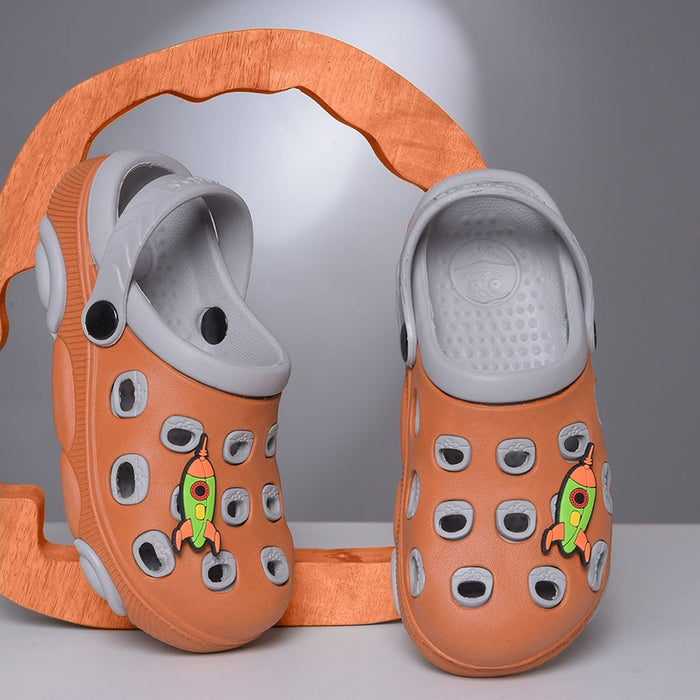 Lucy & Luke By Liberty LPMXT-823 Kids Orange Clogs