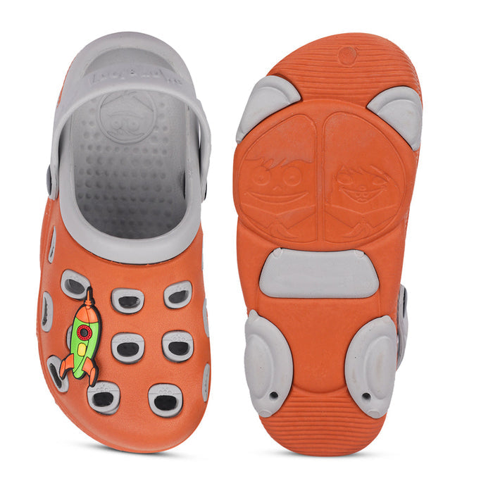 Lucy & Luke By Liberty LPMXT-823 Kids Orange Clogs