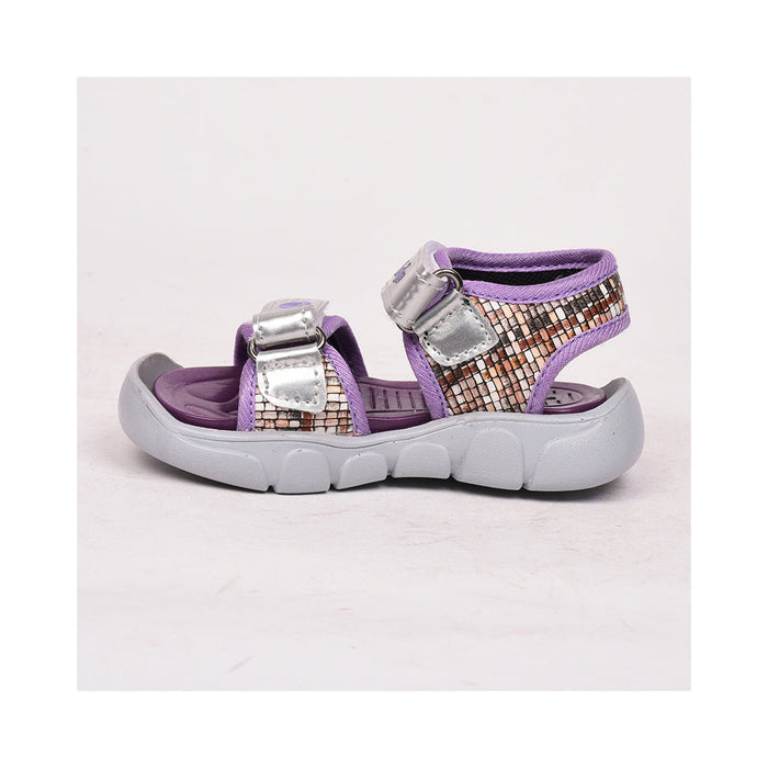 Lucy & Luke (Purple) Casual Sandal For Kids FLYNN-35 By Liberty