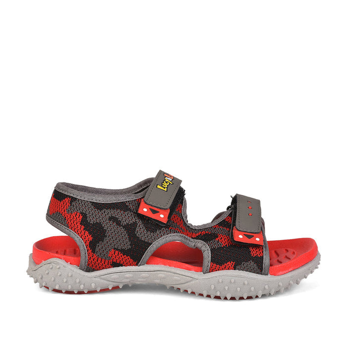 Lucy & Luke Red Casual Sandal For Kids RICO-17 By Liberty
