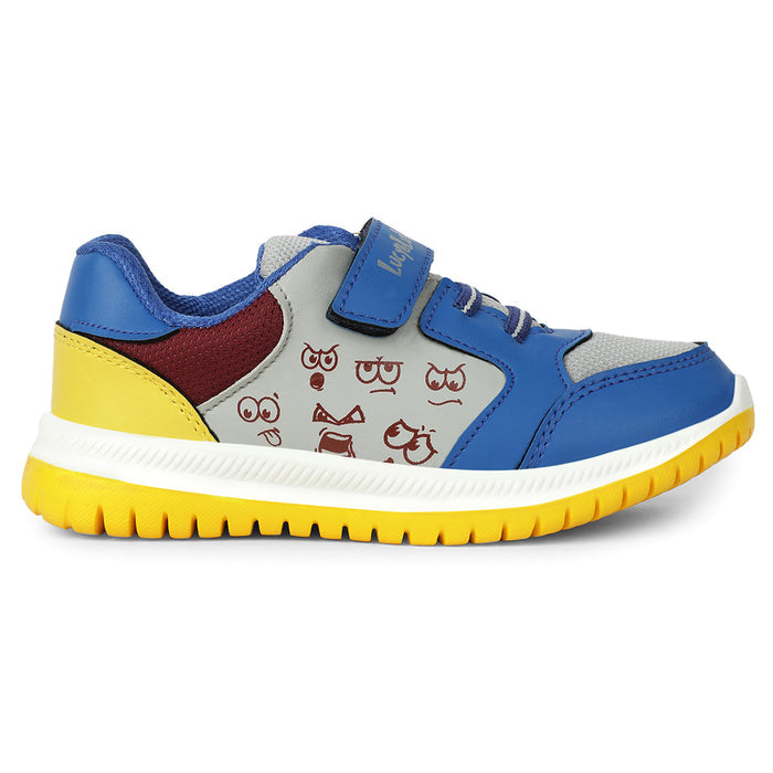 Lucy Luke Royal Blue Sports Non Lacing Walking Shoes For Kids Jamie K5E By Liberty