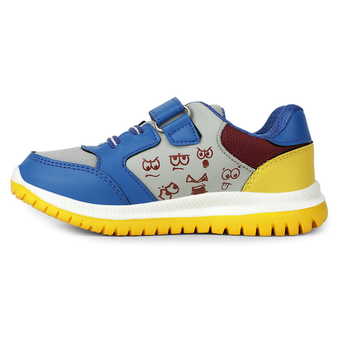 Lucy Luke Royal Blue Sports Non Lacing Walking Shoes For Kids Jamie K5E By Liberty