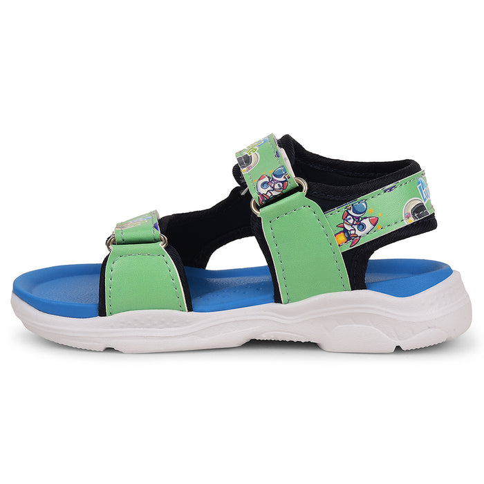 Lucy&Luke Sea Green Casual Sandal For Kids RICKY-71 By Liberty