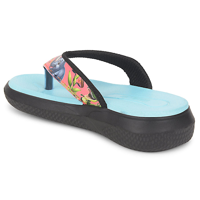 Lucy&Luke Sea Green Casual Slipper For Kids HIPPO-10T By Liberty