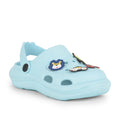 Lucy & Luke Sky Blue Slingback Clogs For Kids ALEX By Liberty