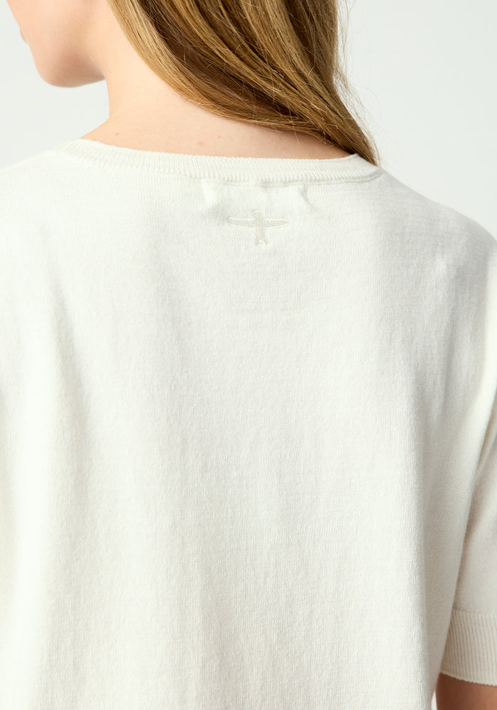 Maelyn Tee - White Linen