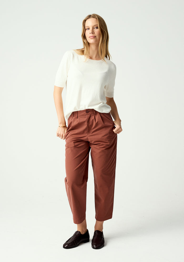 Maelyn Tee - White Linen