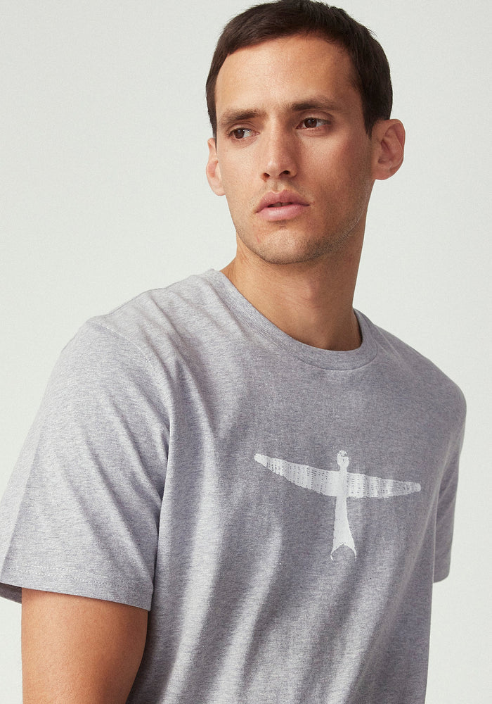 Mens Project U Tee - Grey/White