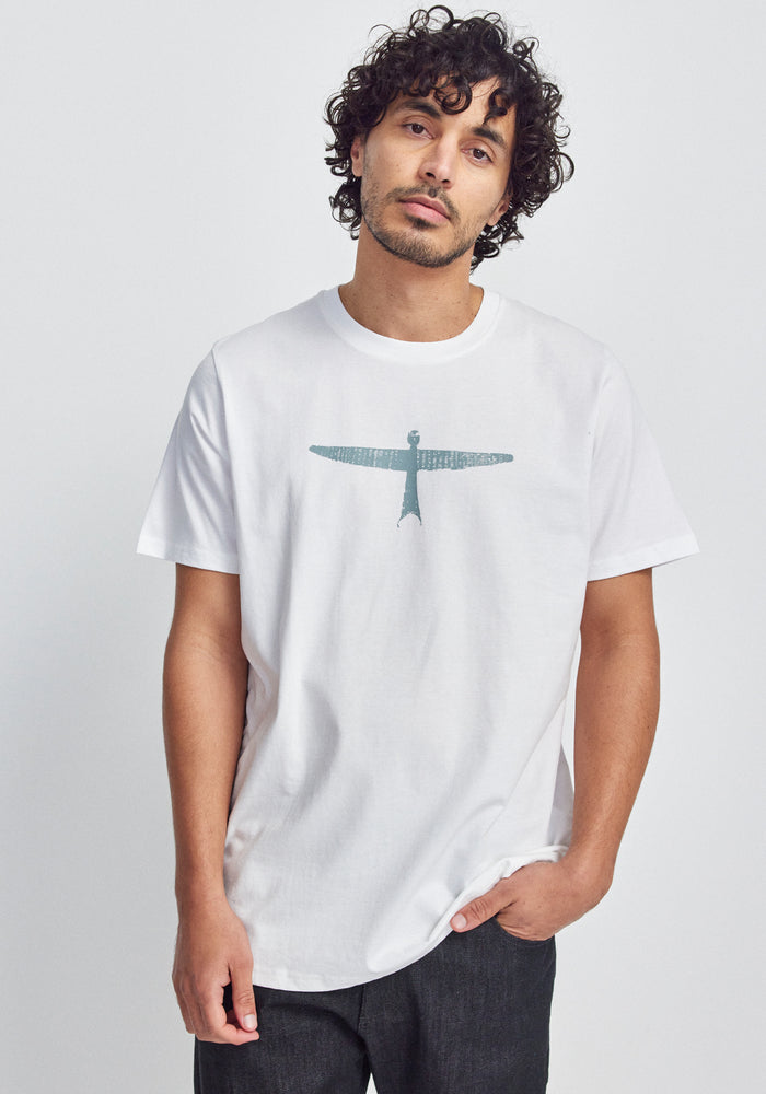 Mens Project U Tee - White/Sage