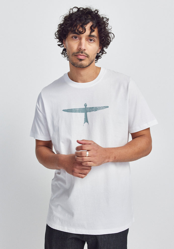 Mens Project U Tee - White/Sage