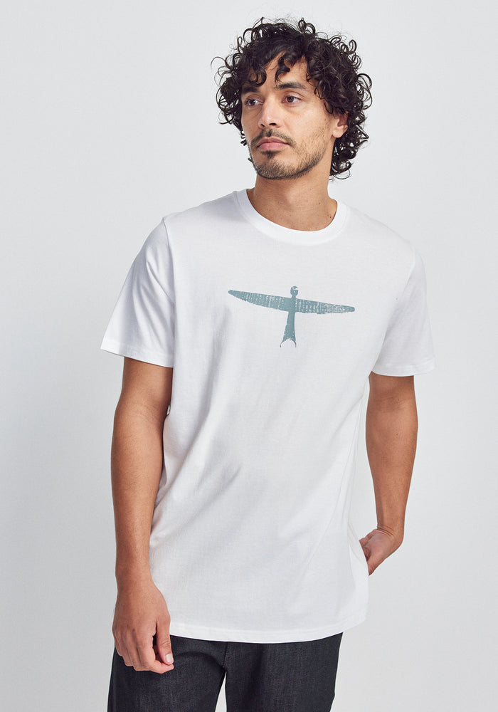 Mens Project U Tee - White/Sage