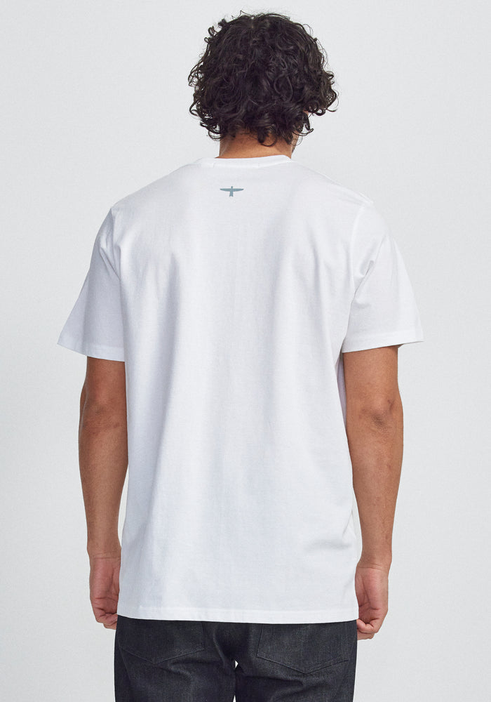 Mens Project U Tee - White/Sage