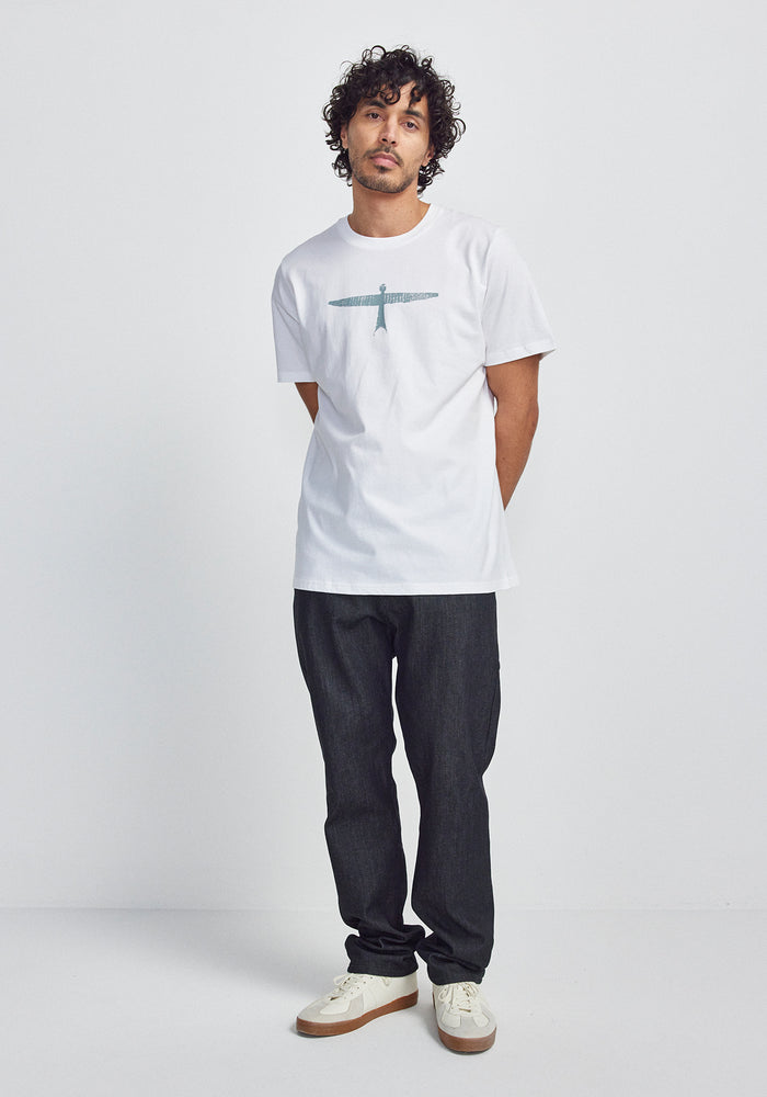 Mens Project U Tee - White/Sage