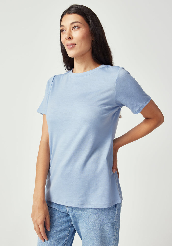 Merino Short Sleeve Tee - Cloudless