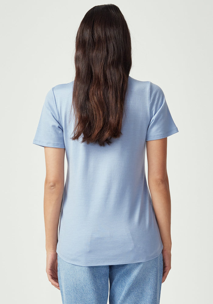 Merino Short Sleeve Tee - Cloudless