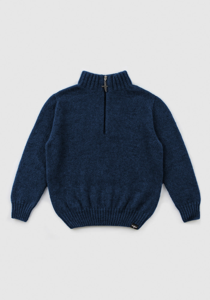 Mini Estuary Half Zip - Zephyr/Slate