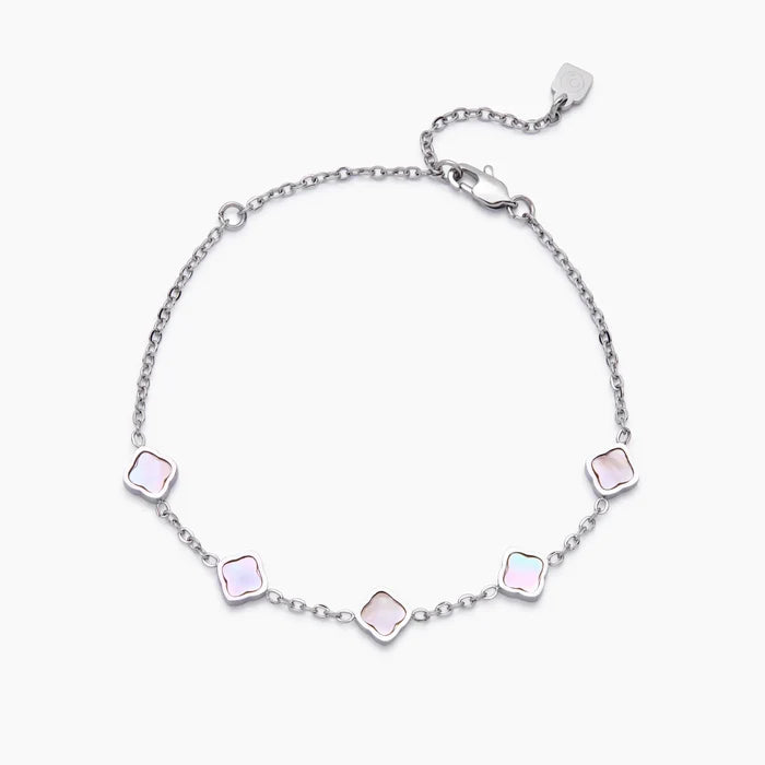 Mini Pearl Clover Bracelet