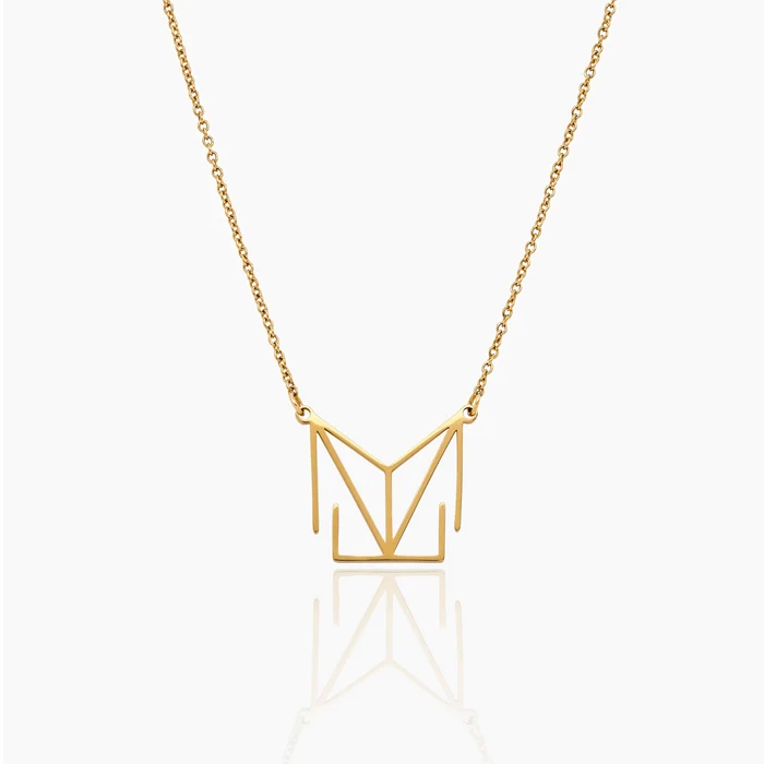 Minimalist Monogram Name Necklace