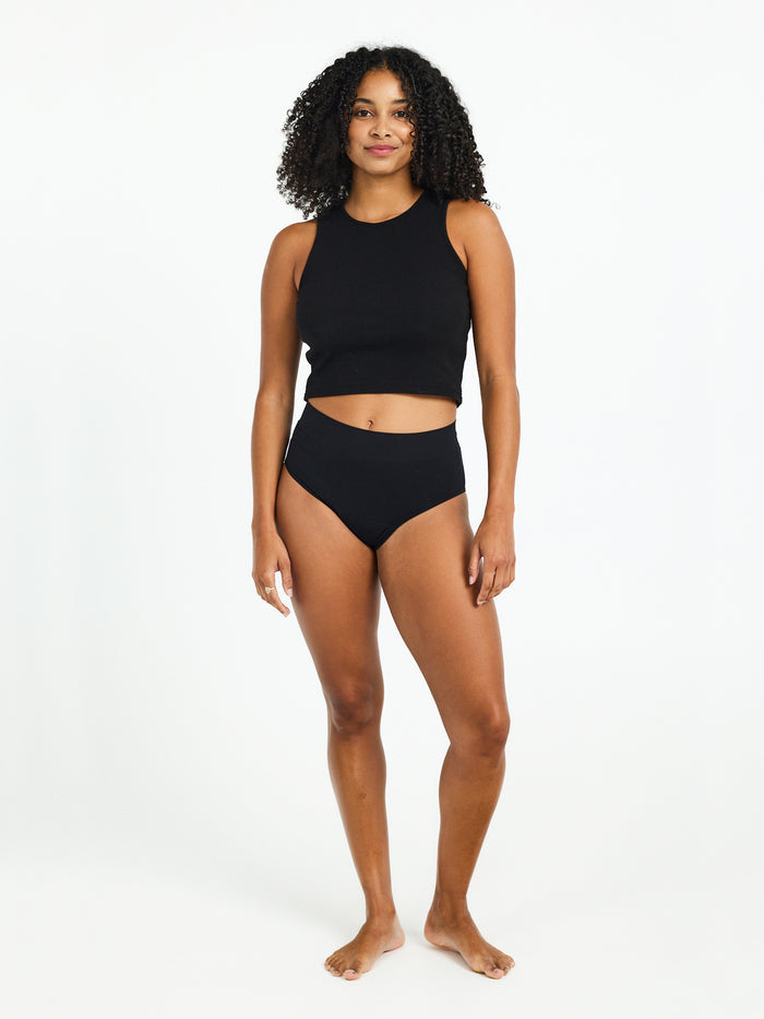 ModiComfort Seamless Full Brief Light Black 3 Pack