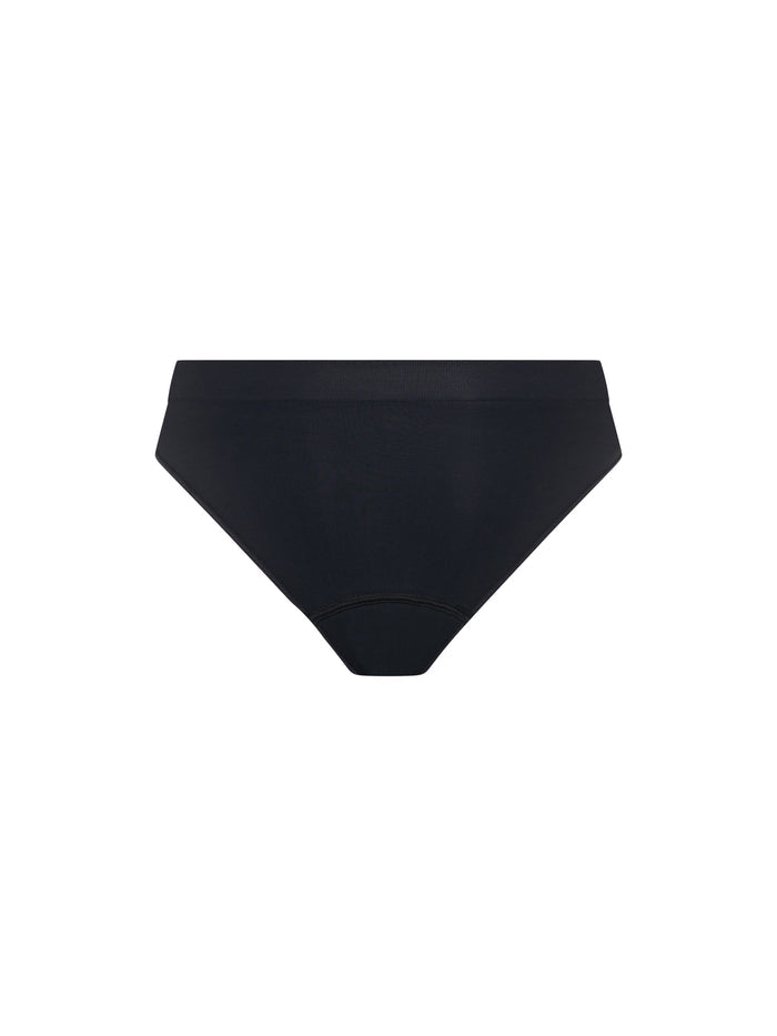 ModiComfort Seamless Teen Hipster Bikini Moderate Black