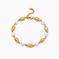 Molten Freshwater Pearl Bracelet