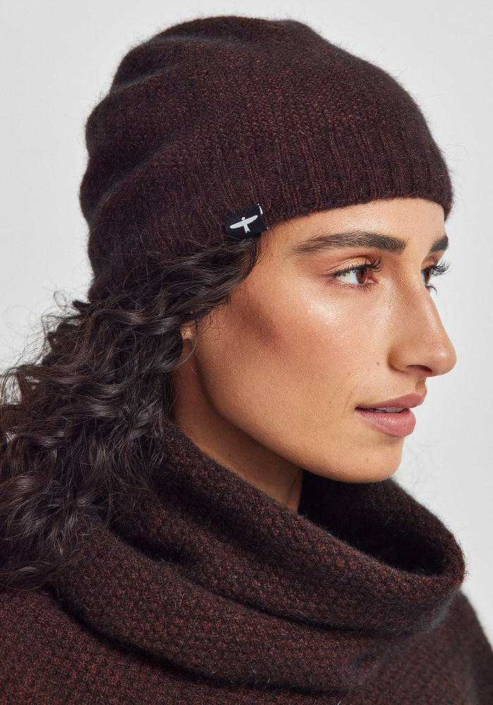 Moss Beanie - Cacao