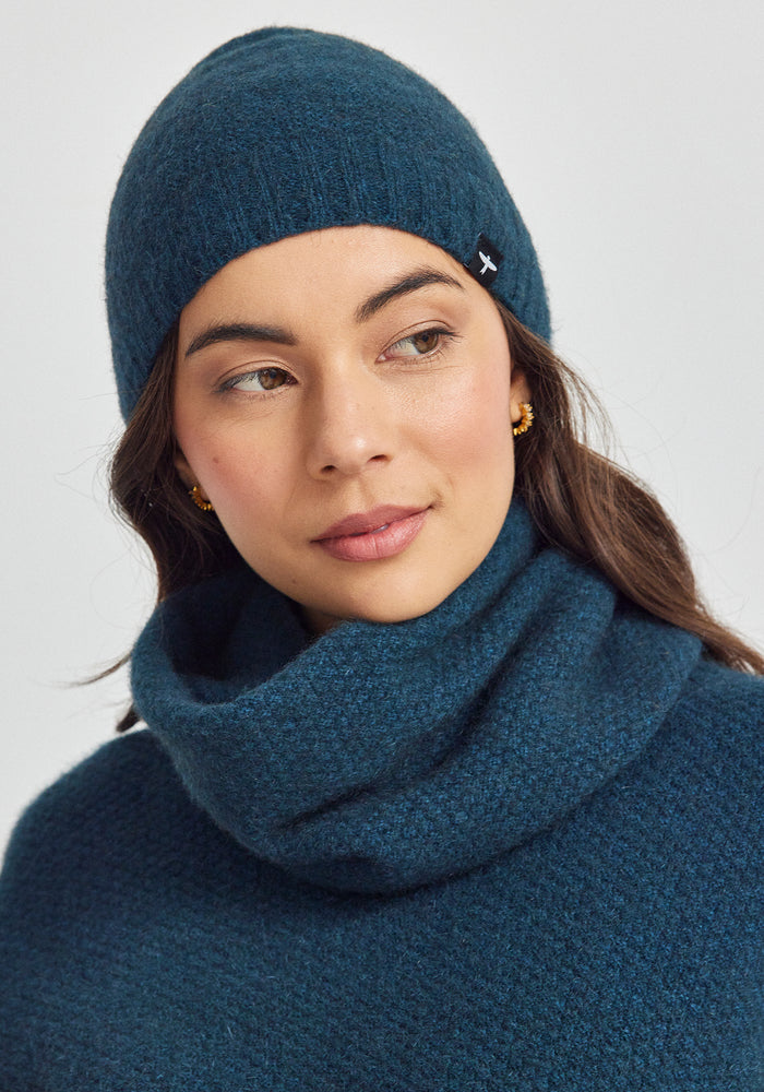 Moss Beanie - Deep Teal