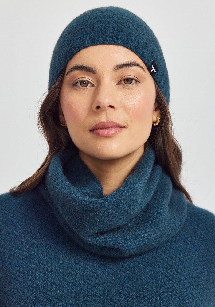 Moss Beanie - Deep Teal