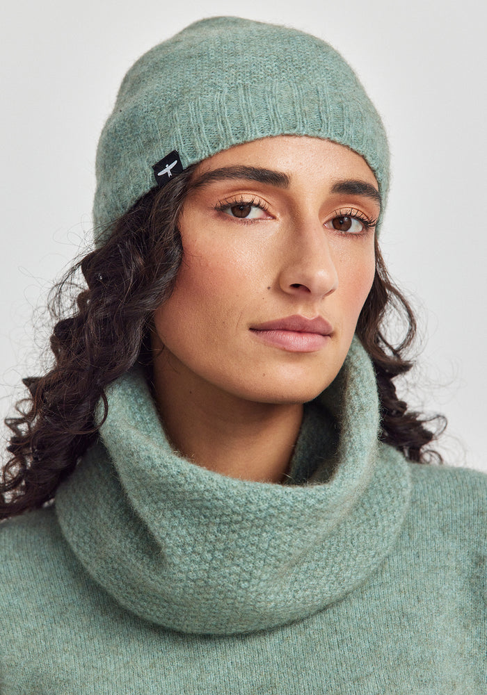 Moss Beanie - Eggshell