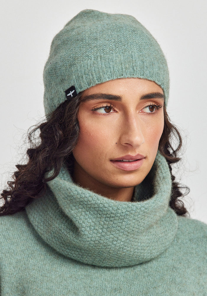 Moss Beanie - Eggshell