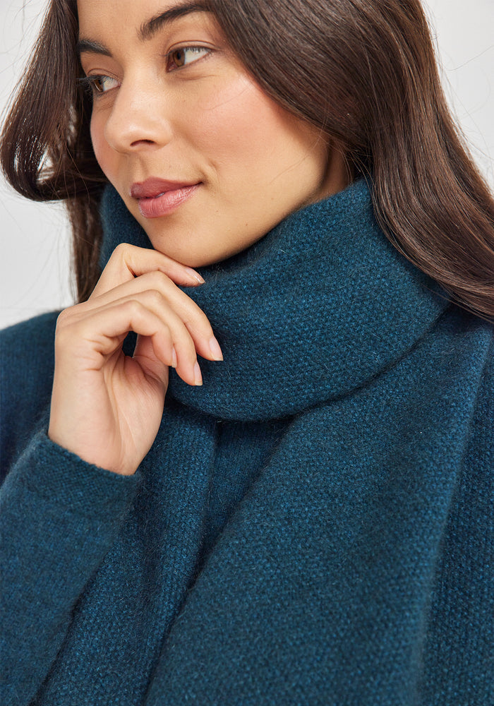 Moss Scarf - Deep Teal