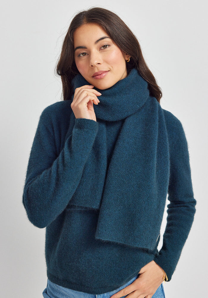 Moss Scarf - Deep Teal