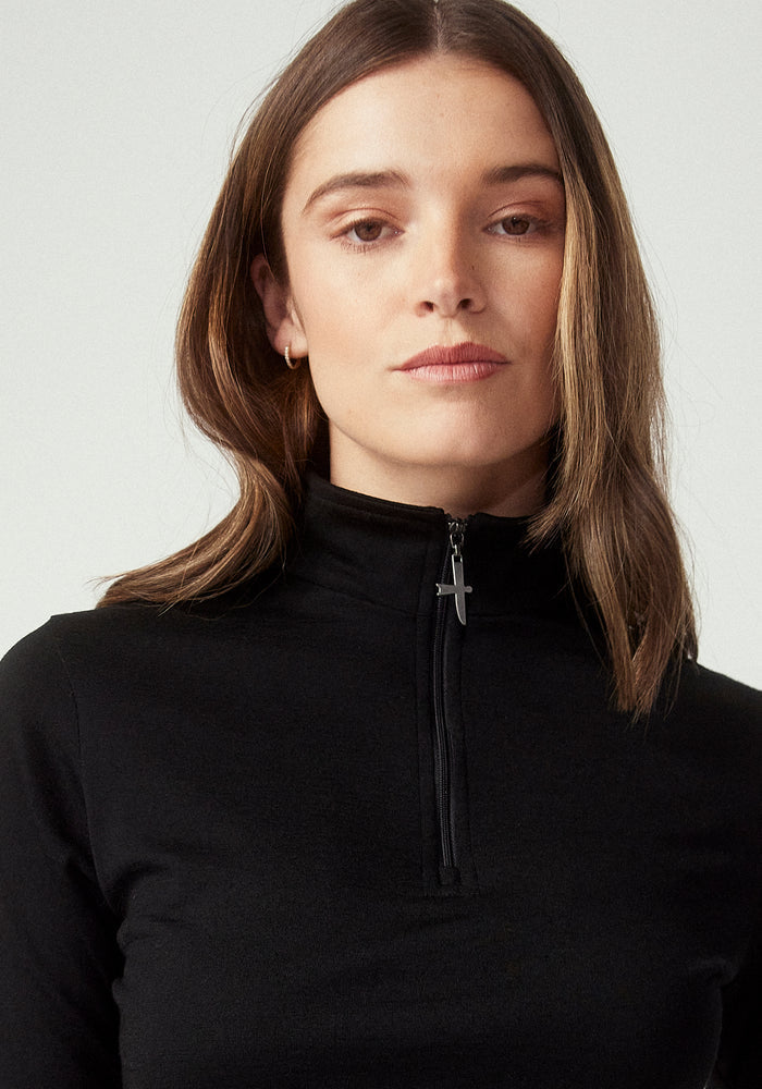 Mountainsilk Half Zip - Black