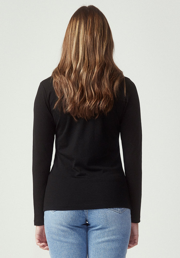 Mountainsilk Half Zip - Black