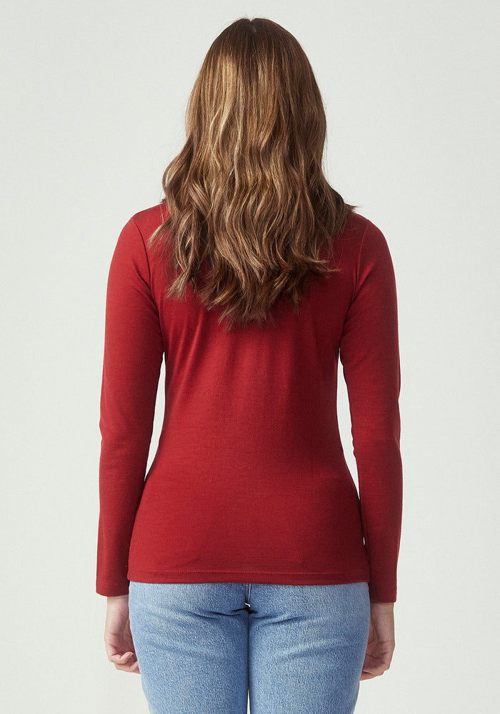 Mountainsilk Half Zip - Bordeaux