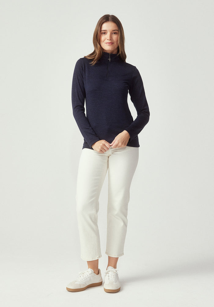 Mountainsilk Half Zip - Dark Navy