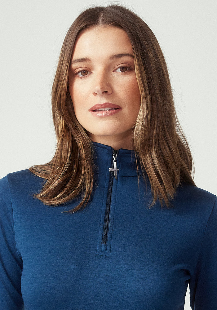 Mountainsilk Half Zip - Deep Lake