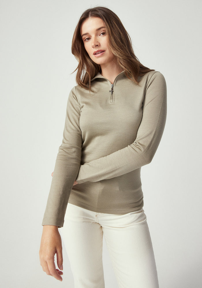 Mountainsilk Half Zip - Matcha