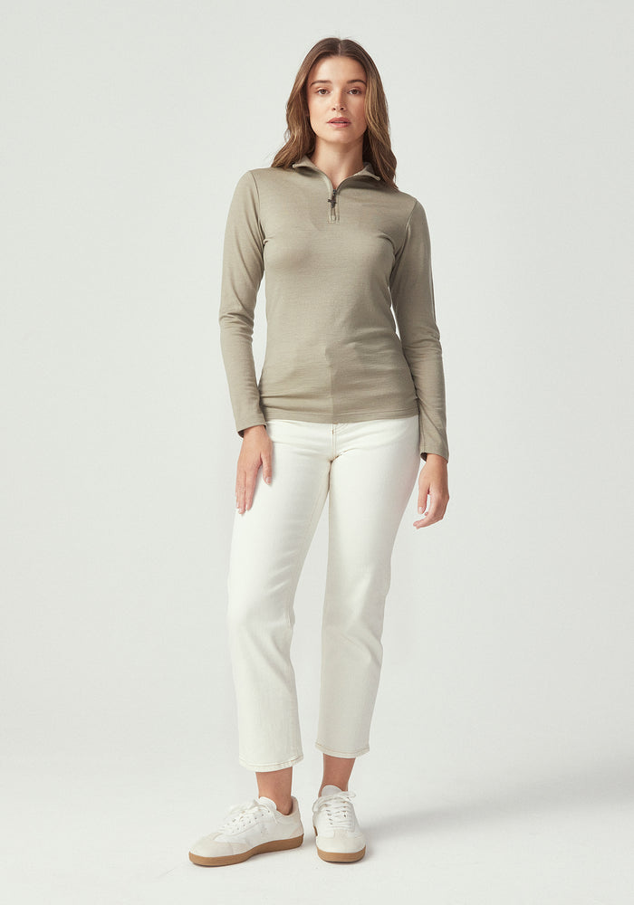 Mountainsilk Half Zip - Matcha