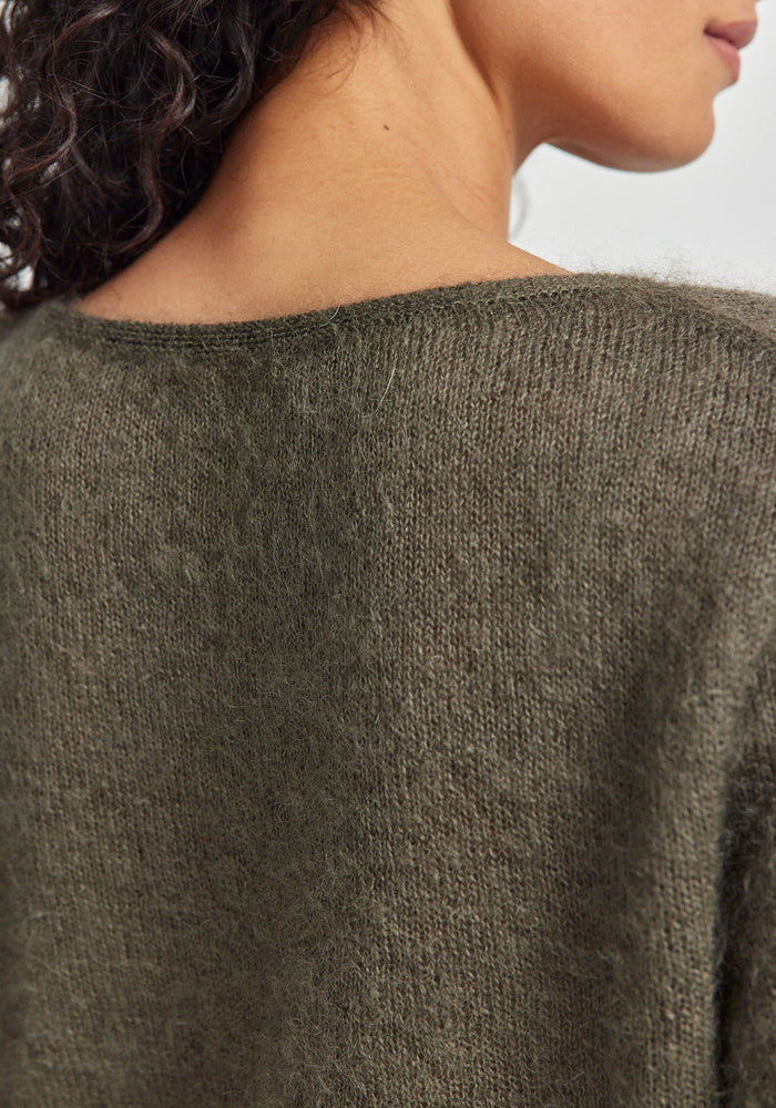 Muse Sweater - Olive Grove