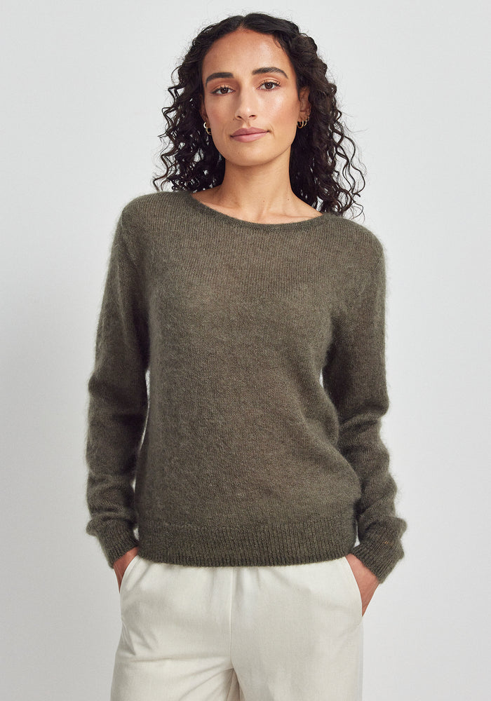 Muse Sweater - Olive Grove