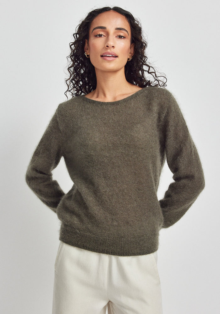 Muse Sweater - Olive Grove