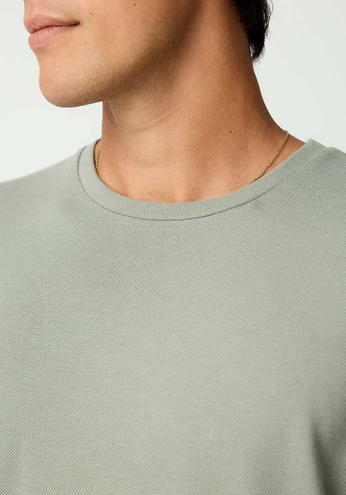 Myron Pique Tee - Pale Green