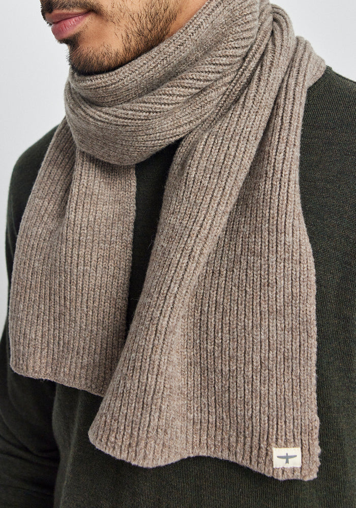 Natural Scarf - Totara/Cobblestone