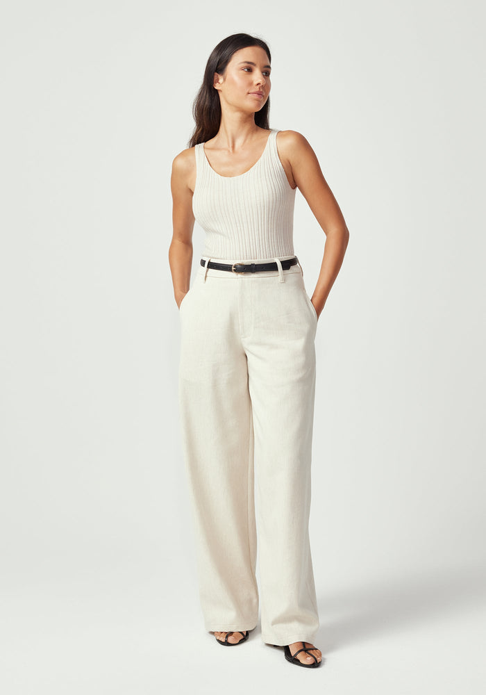 Nura Singlet - Ecru
