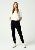 Organic Cotton Slouchy Pant - Black