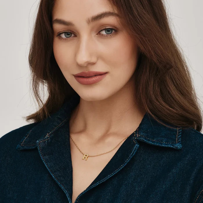 Pavé Initial Necklace