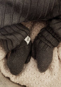 Pepi Knitted Booties - Bay Leaf